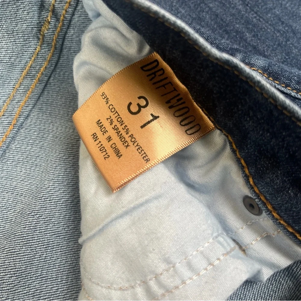 Driftwood Jackie Embroidered Jeans Women's Size 31 - Picture 9 of 16